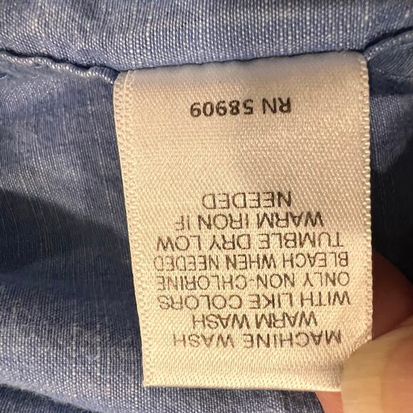 Solaris Shirt Men’s XL Blue Fish All Over Design Short Sleeve Fishing Camp Shirt - Picture 9 of 10